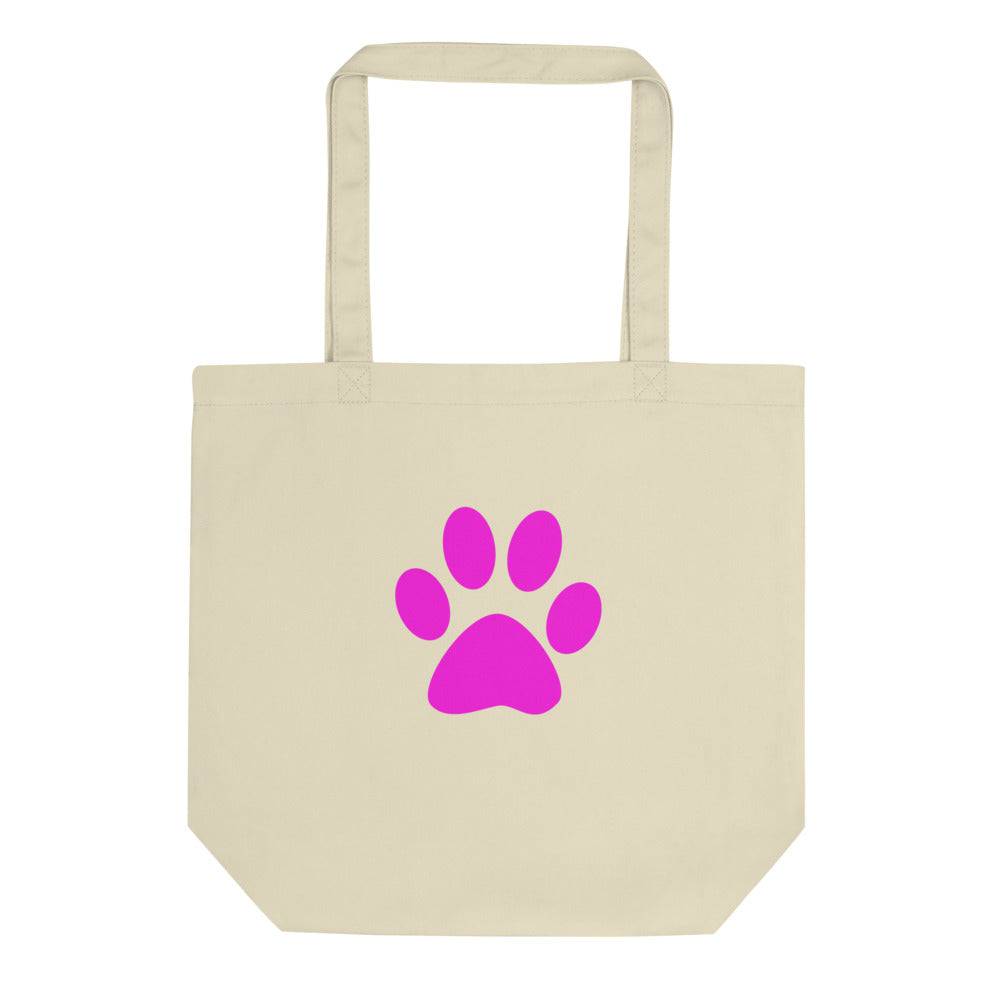 Eco Tote Bag/Pet Print Fushia