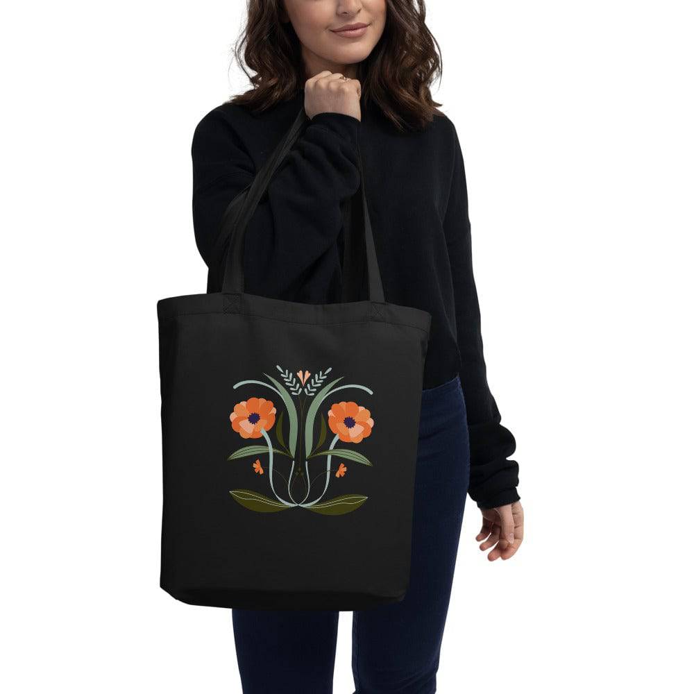 Eco Tote Bag/Two Flowers