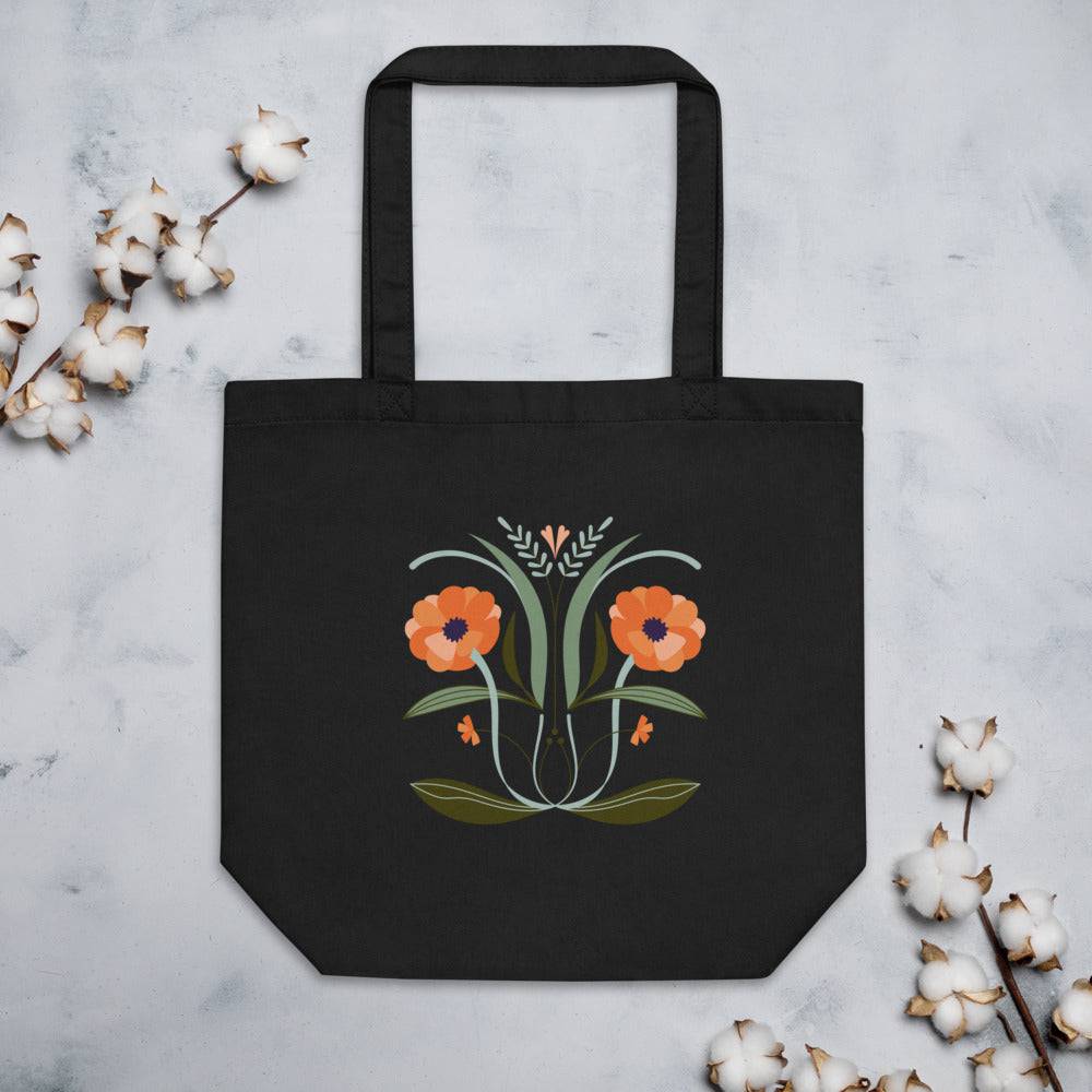 Eco Tote Bag/Two Flowers