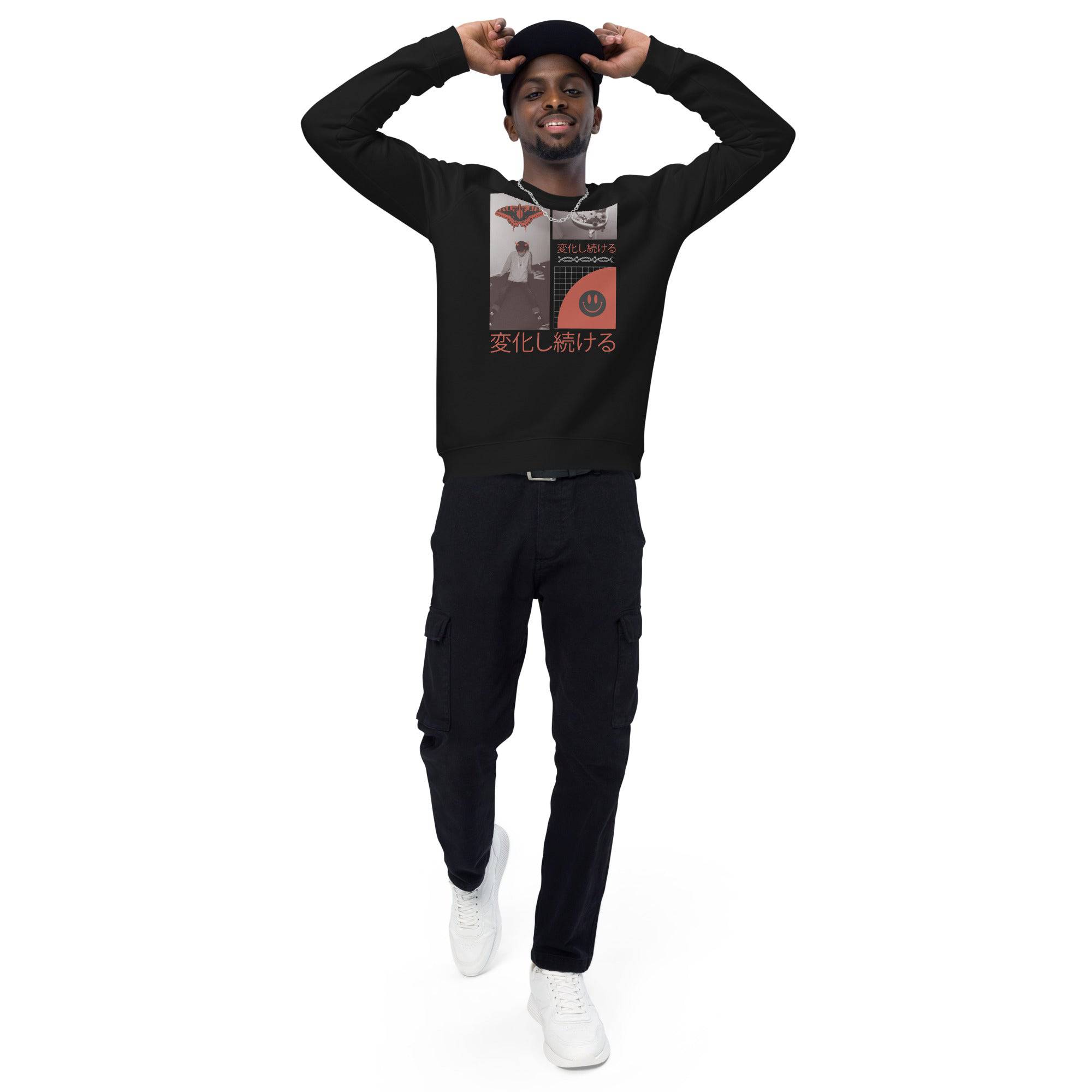 Unisex organic sweatshirt/Anime-1