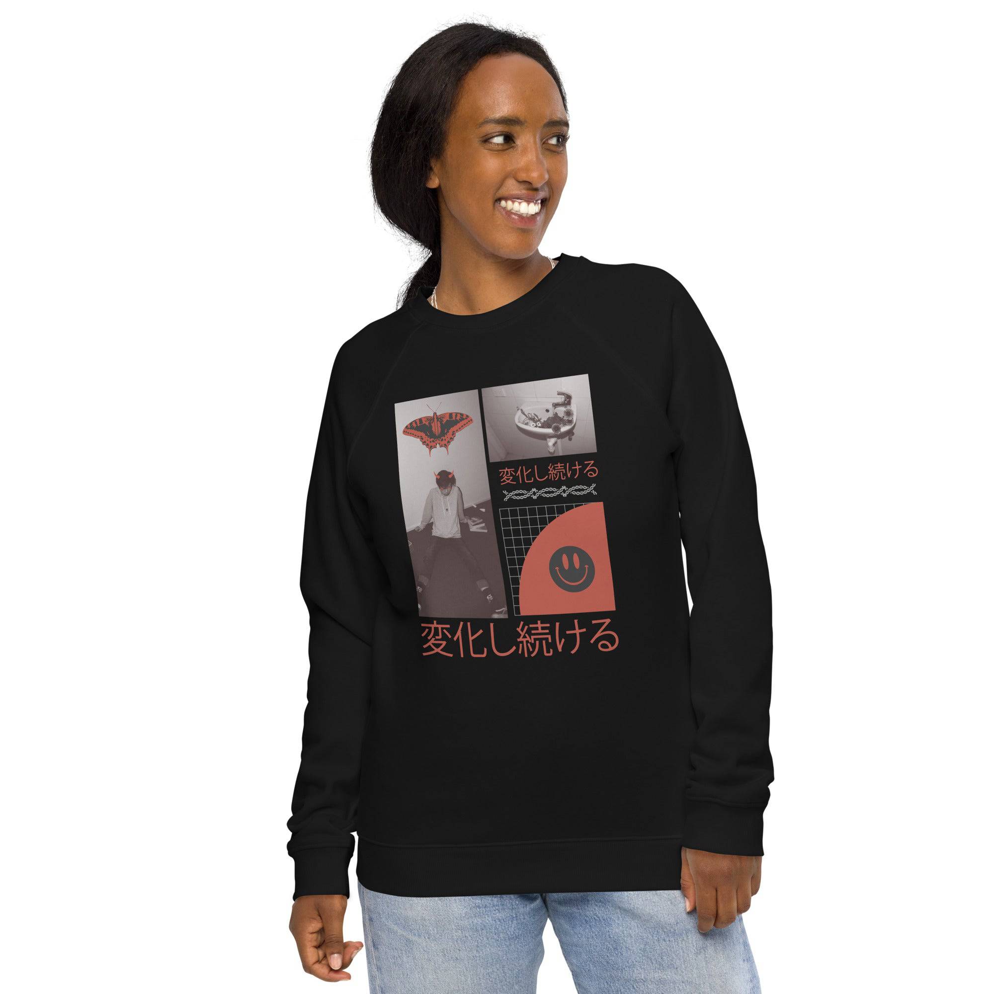 Unisex organic sweatshirt/Anime-1