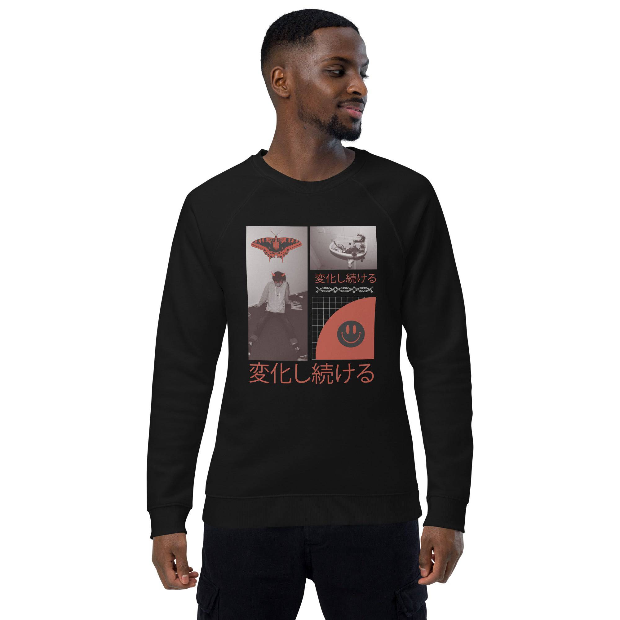 Unisex organic sweatshirt/Anime-1