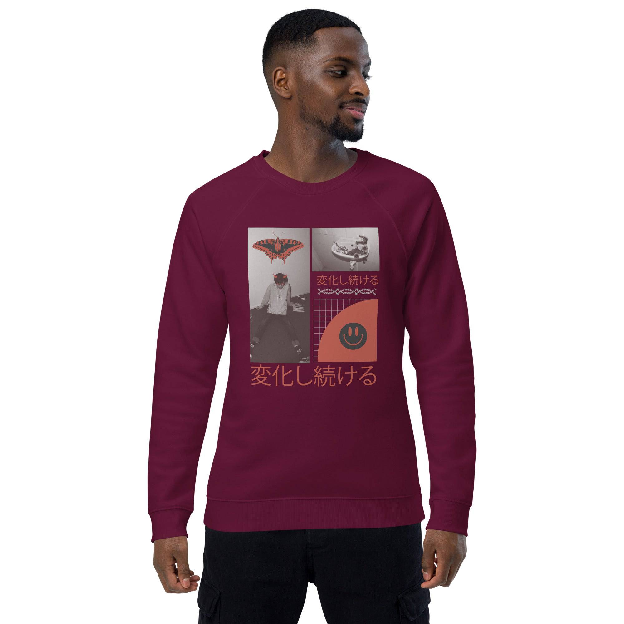 Unisex organic sweatshirt/Anime-1