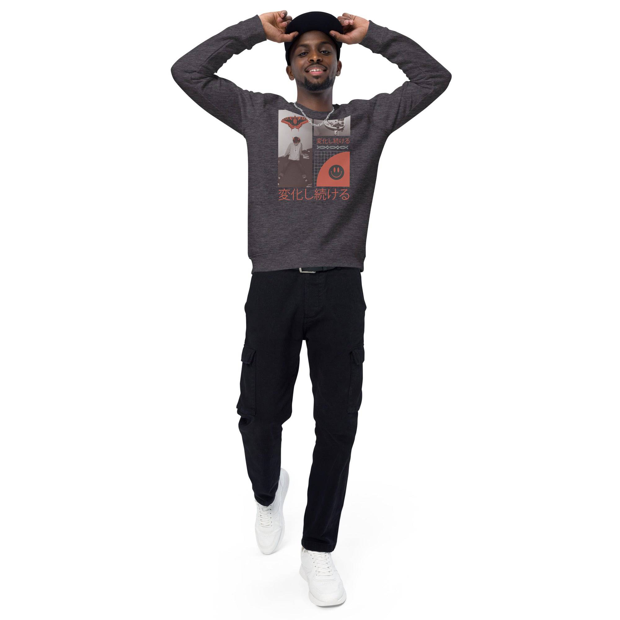 Unisex organic sweatshirt/Anime-1