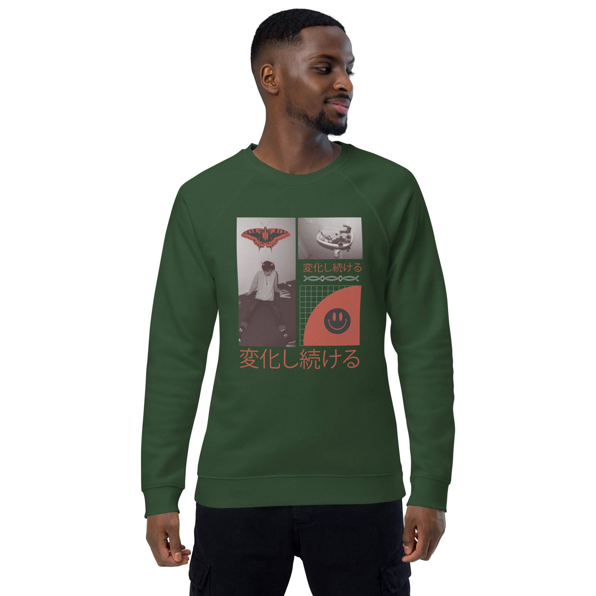 Unisex organic sweatshirt/Anime-1