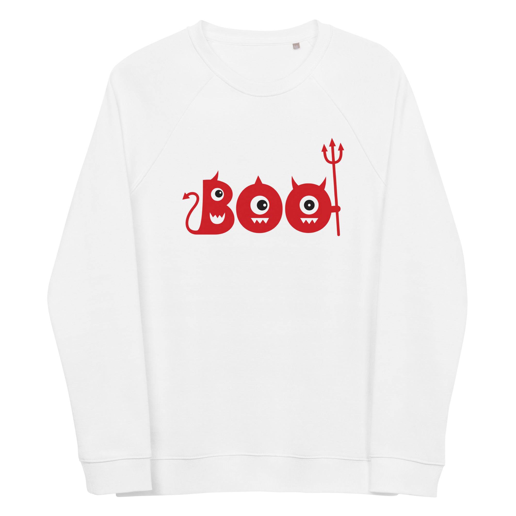 Unisex Organic Sweatshirt/Boo-Halloween