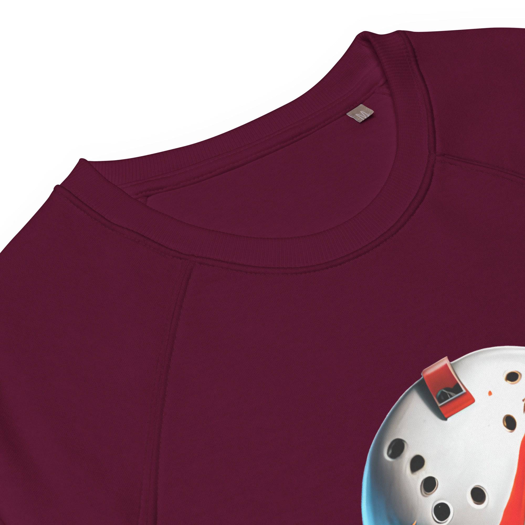 Unisex Organic Sweatshirt/Friday-13th-Mask
