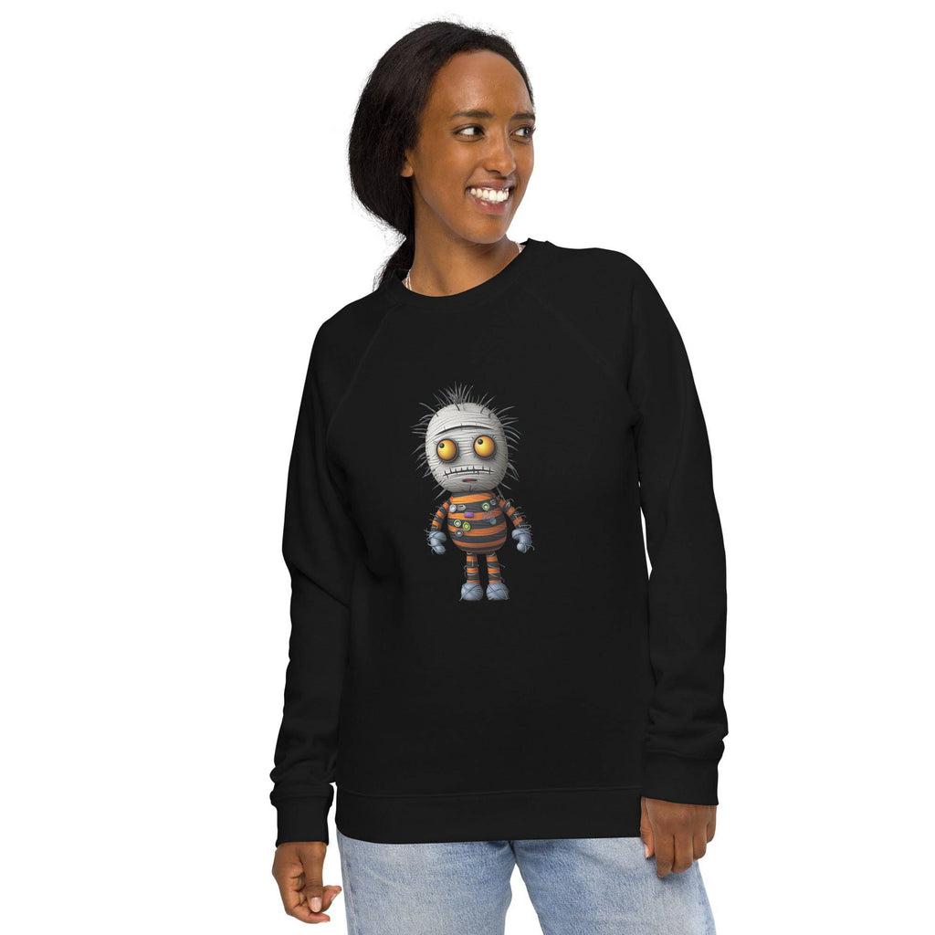 Unisex Organic Sweatshirt/Funny-Creepy-Doll