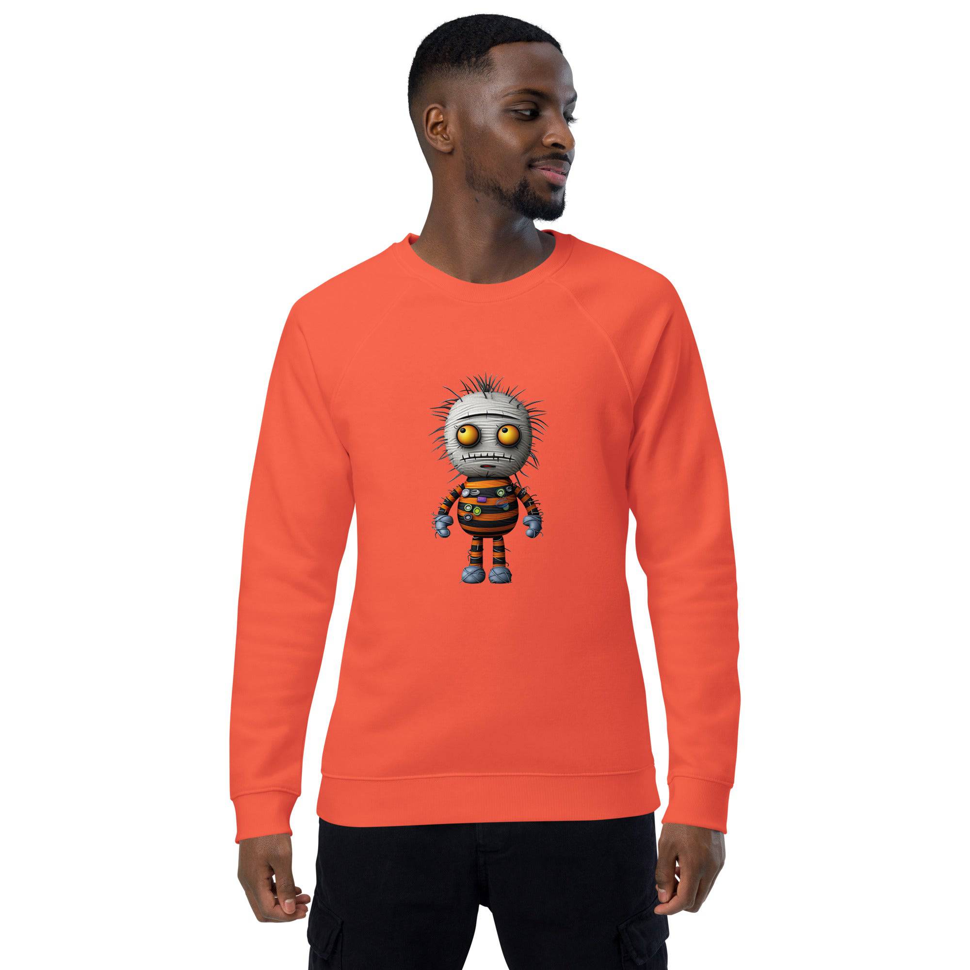 Unisex Organic Sweatshirt/Funny-Creepy-Doll