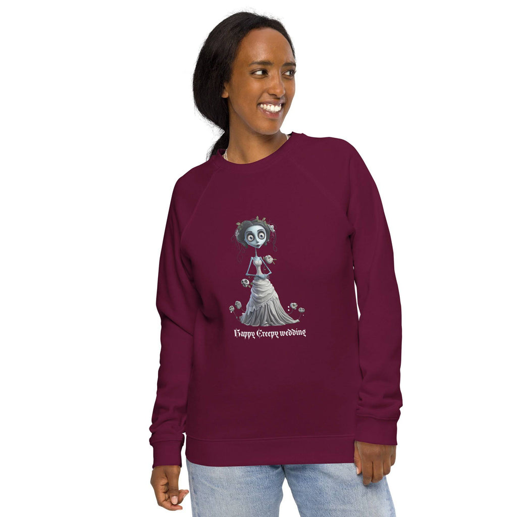 Unisex Organic Sweatshirt/Happy-Creepy-Wedding