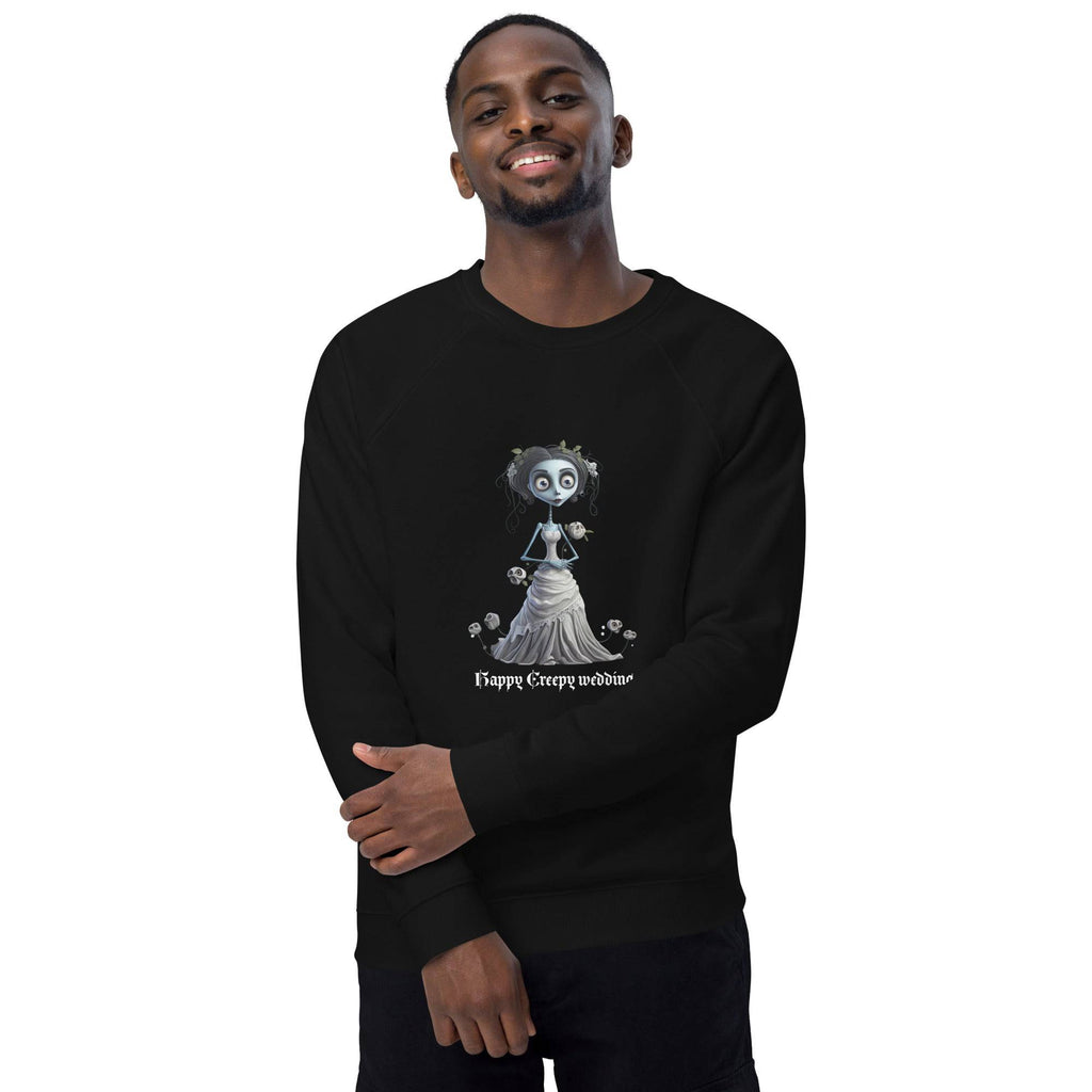 Unisex Organic Sweatshirt/Happy-Creepy-Wedding
