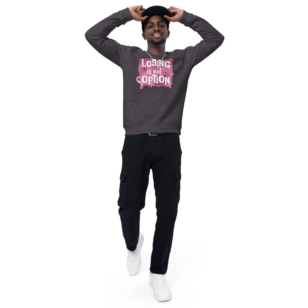Unisex Organic Sweatshirt/Losing-Is-Not-An-Option