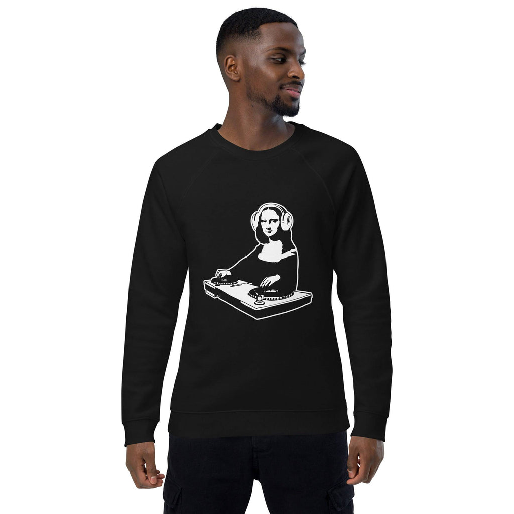 Unisex organic sweatshirt/Mona-Lisa-DJ