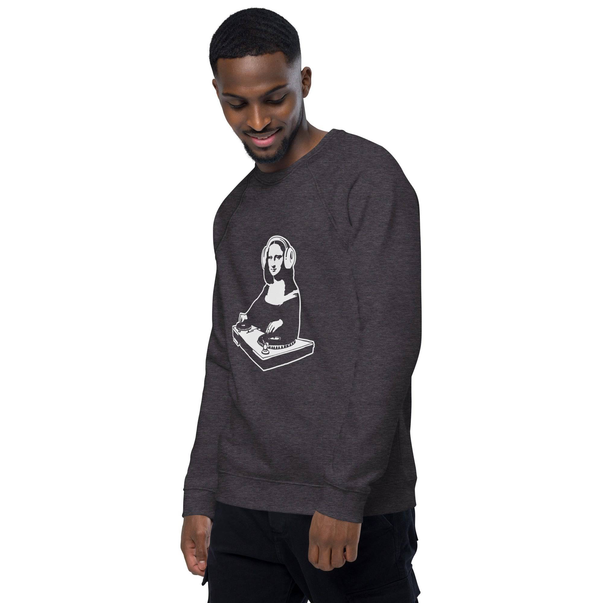 Unisex organic sweatshirt/Mona-Lisa-DJ