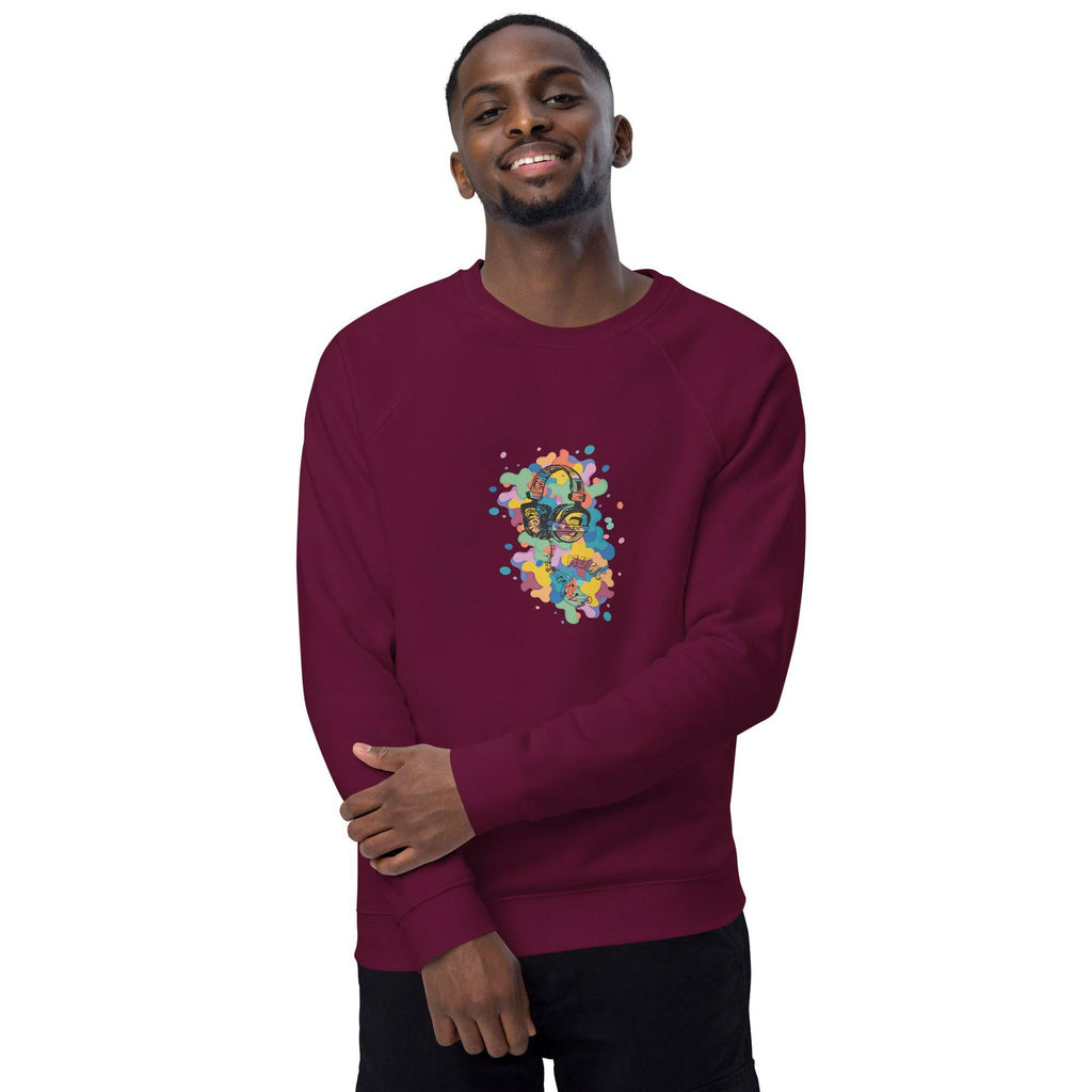Unisex organic sweatshirt/Music-Colors