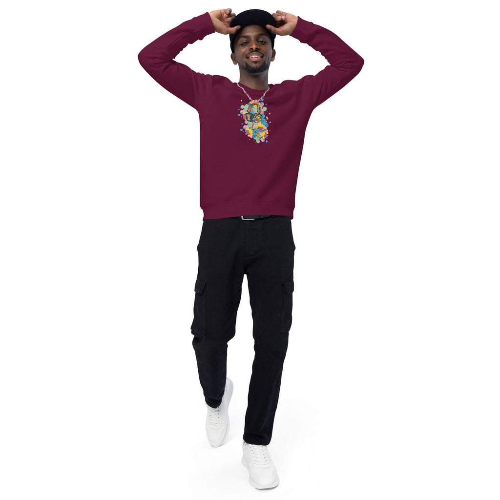 Unisex organic sweatshirt/Music-Colors