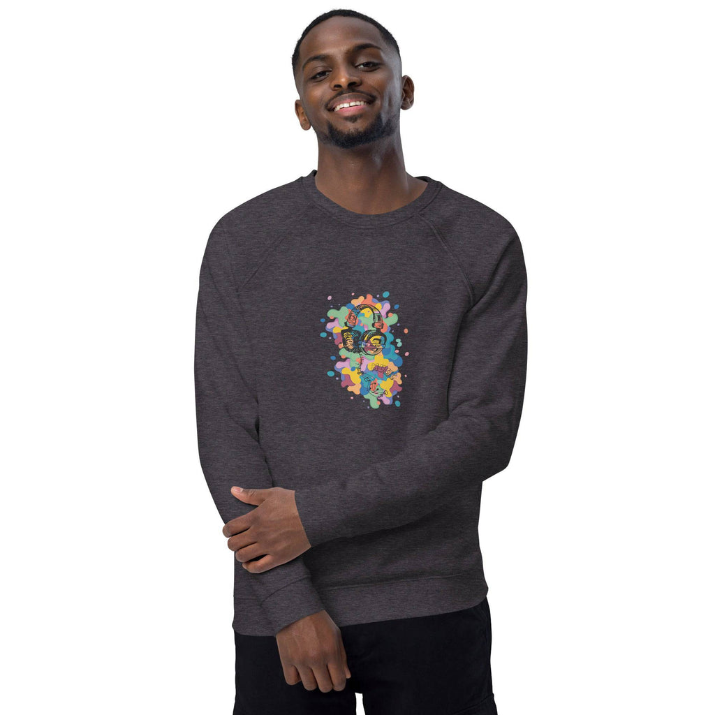 Unisex organic sweatshirt/Music-Colors