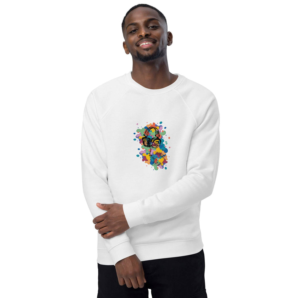 Unisex organic sweatshirt/Music-Colors