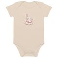 Organic cotton baby bodysuit/Bunnies