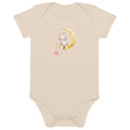 Organic cotton baby bodysuit/Bunnies Moon