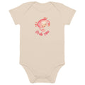 Organic cotton baby bodysuit/Grab you