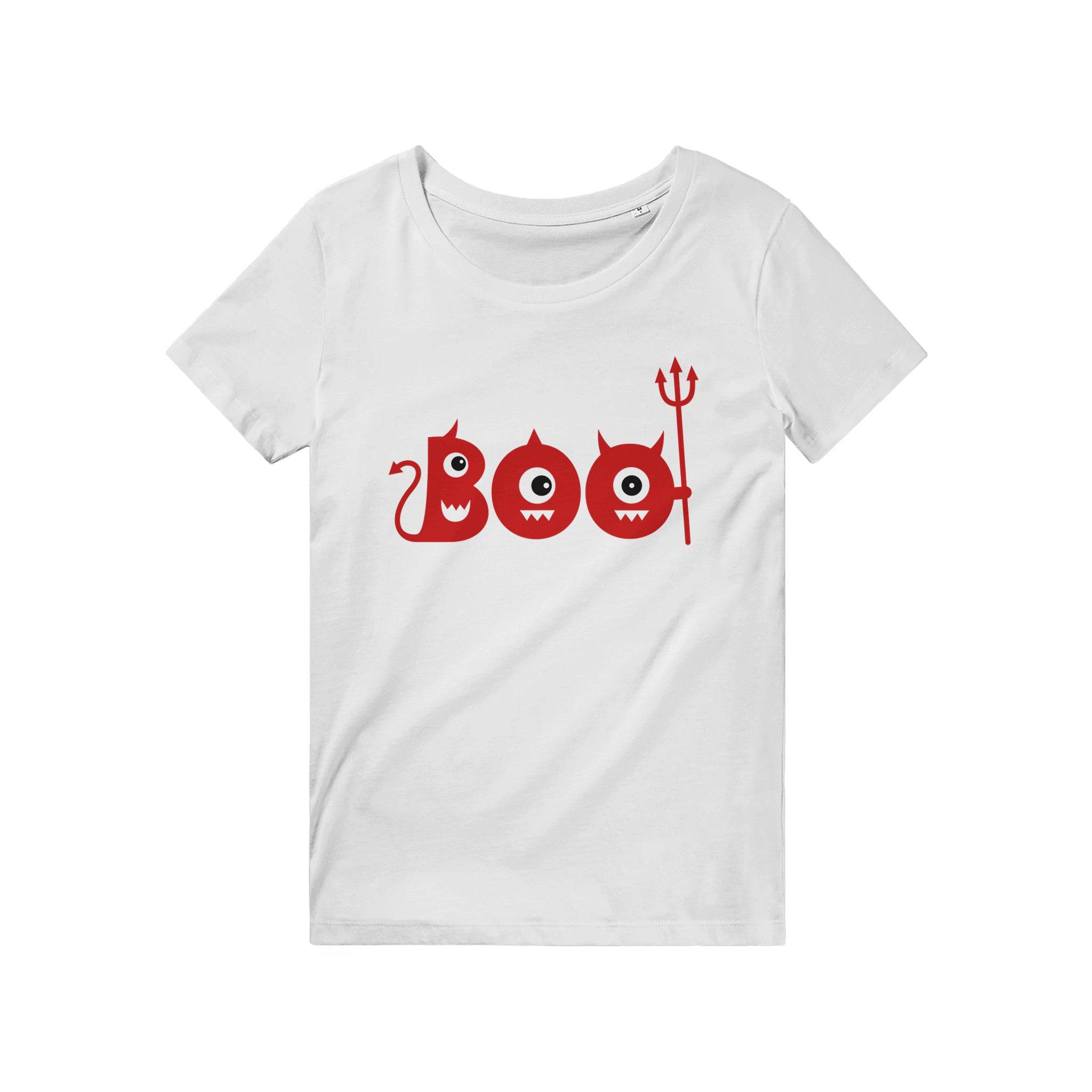 100% Organic Unisex T-shirt/Boo-Halloween