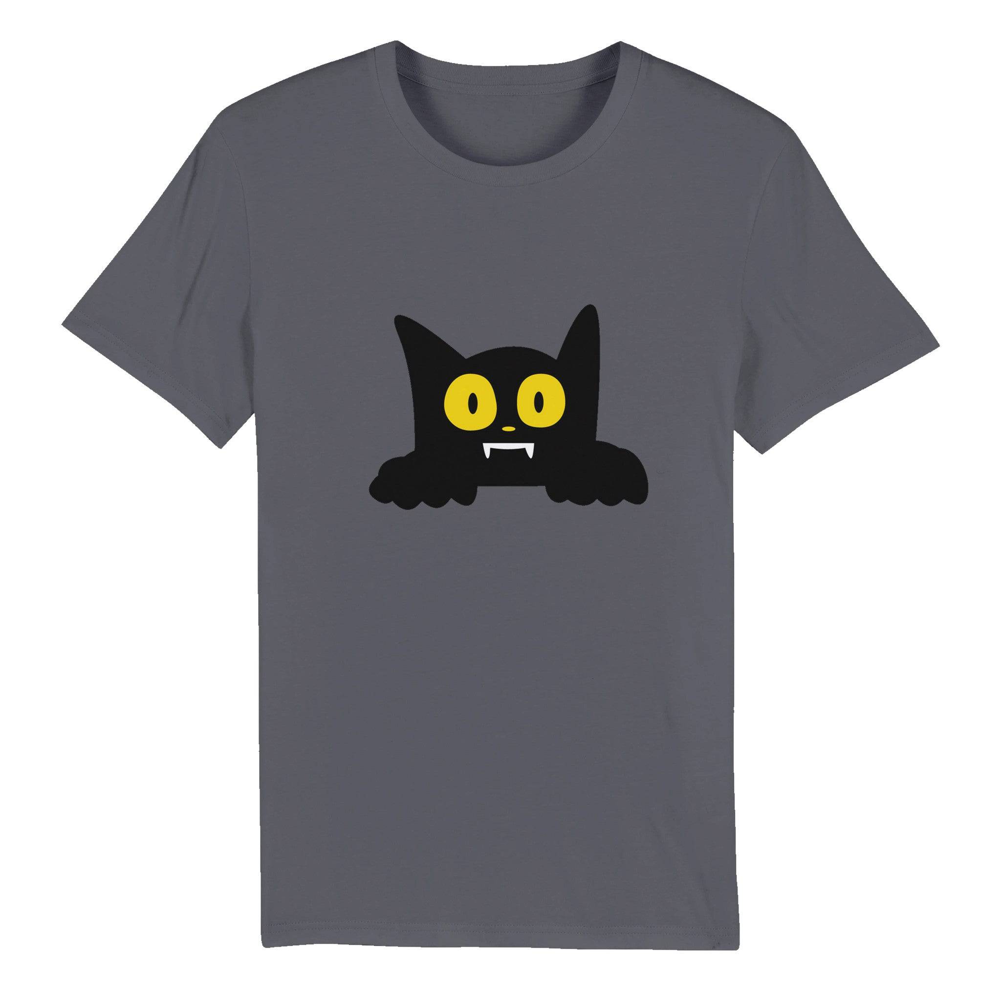 100% Organic Unisex T-shirt/Cat-Halloween