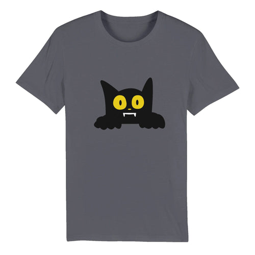 100% Organic Unisex T-shirt/Cat-Halloween
