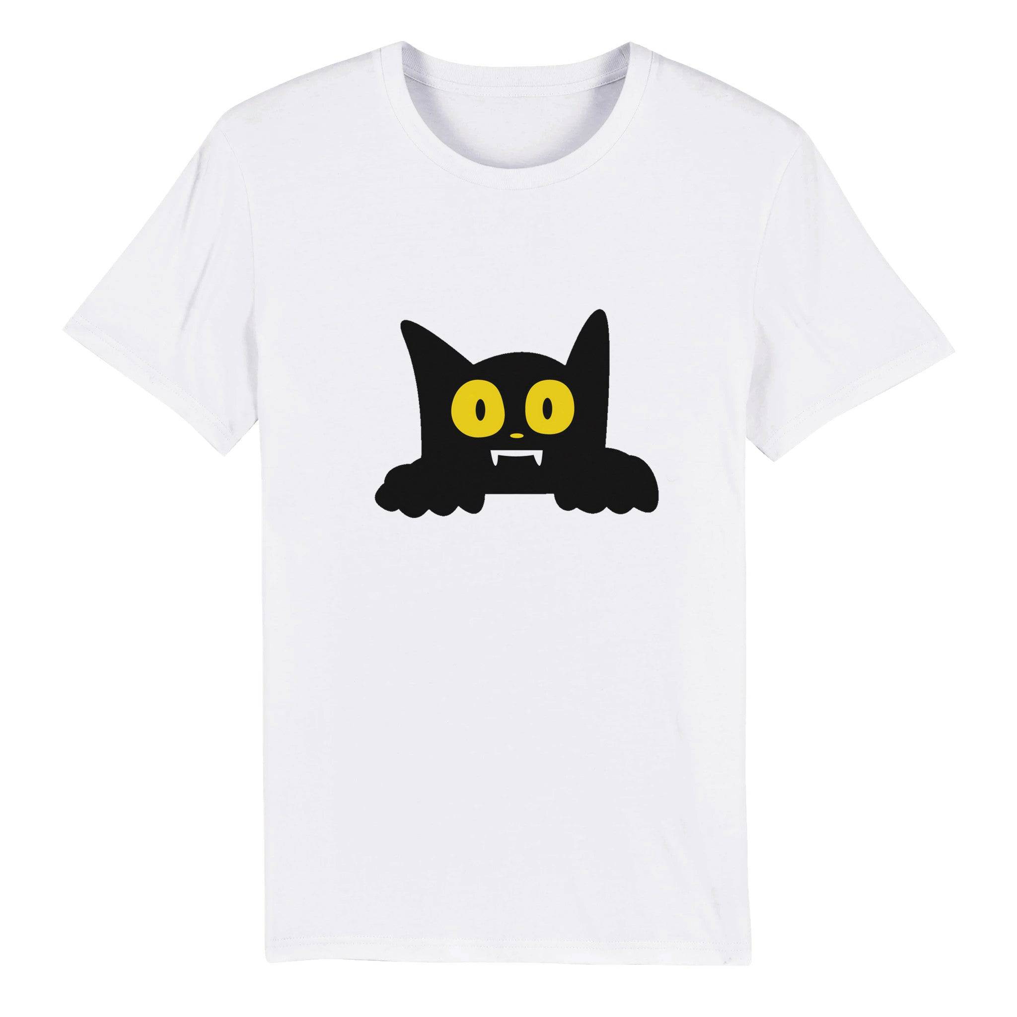 100% Organic Unisex T-shirt/Cat-Halloween