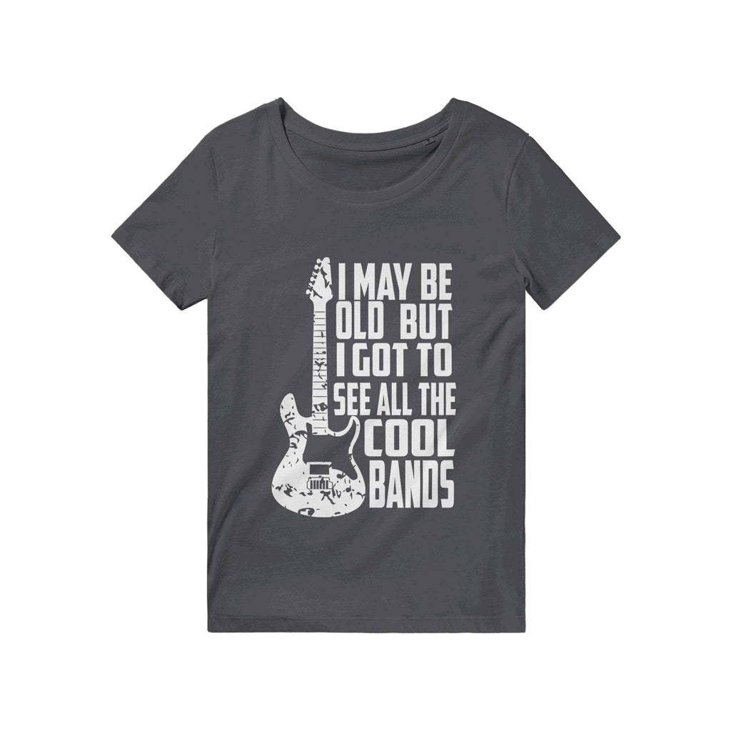 100% Organic Unisex T-shirt/Cool-Bands-White