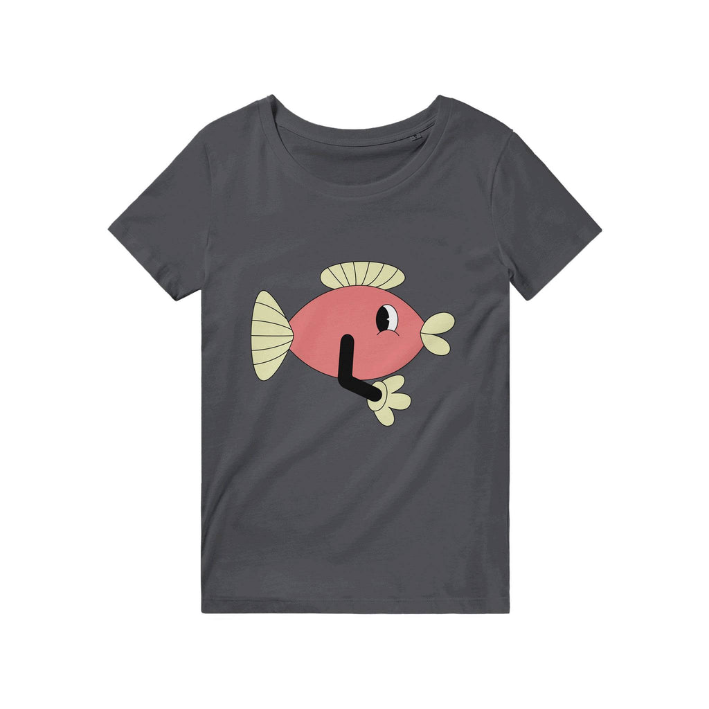 100% Organic Unisex T-shirt/Funny-Fish