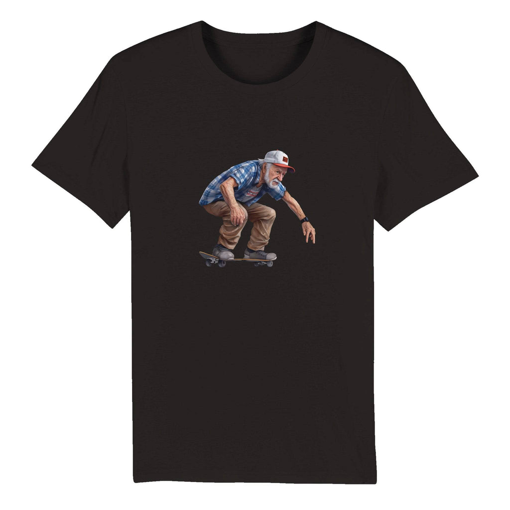 100% Organic Unisex T-shirt/Grandpa-Skate