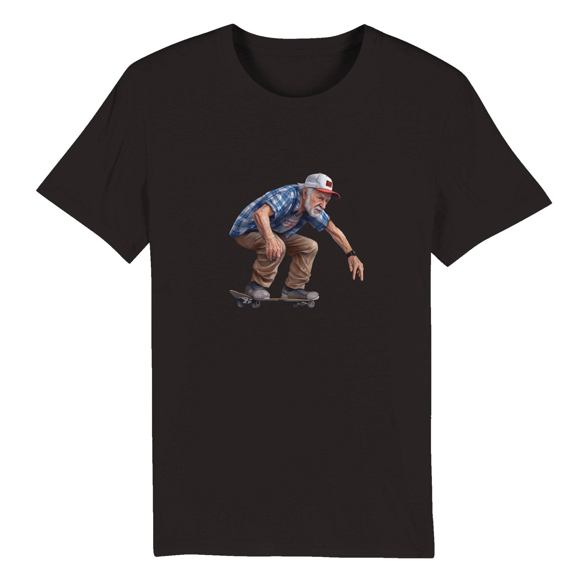 100% Organic Unisex T-shirt/Grandpa-Skate