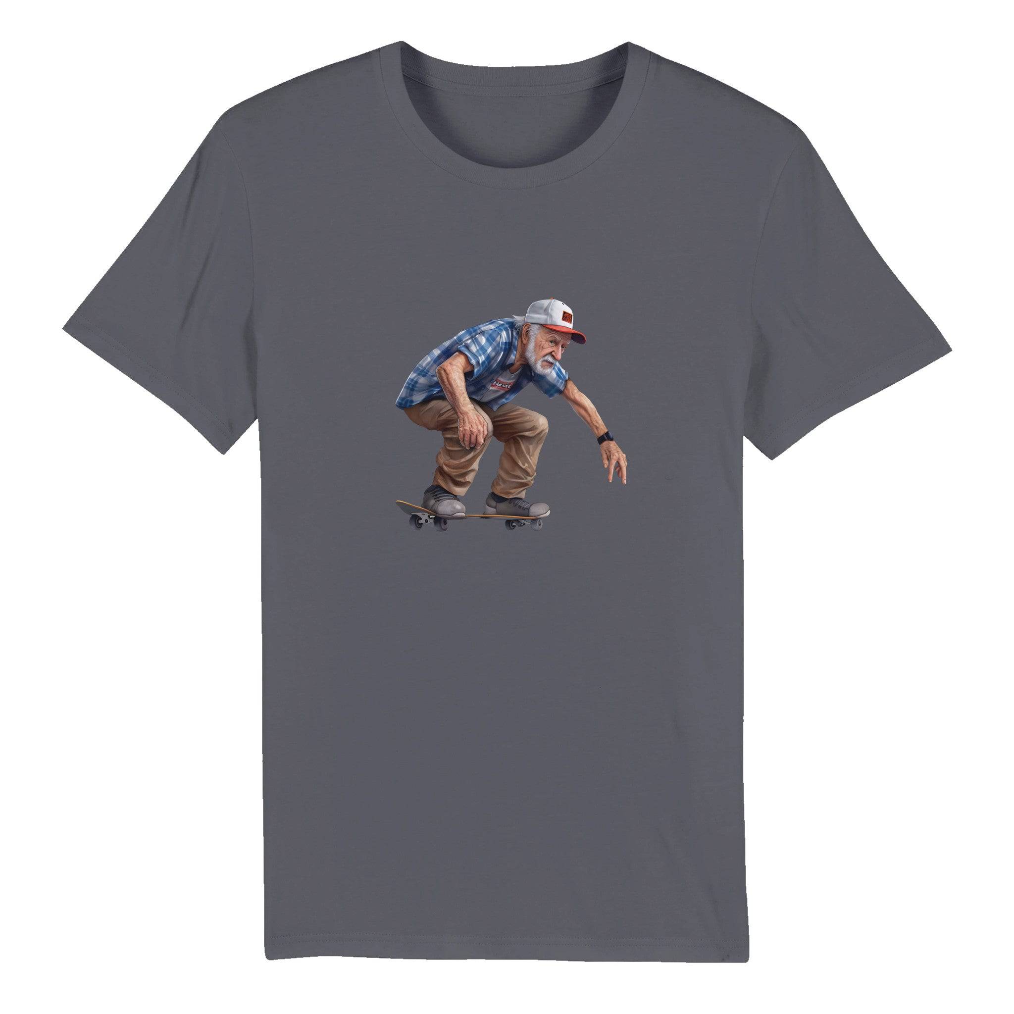100% Organic Unisex T-shirt/Grandpa-Skate