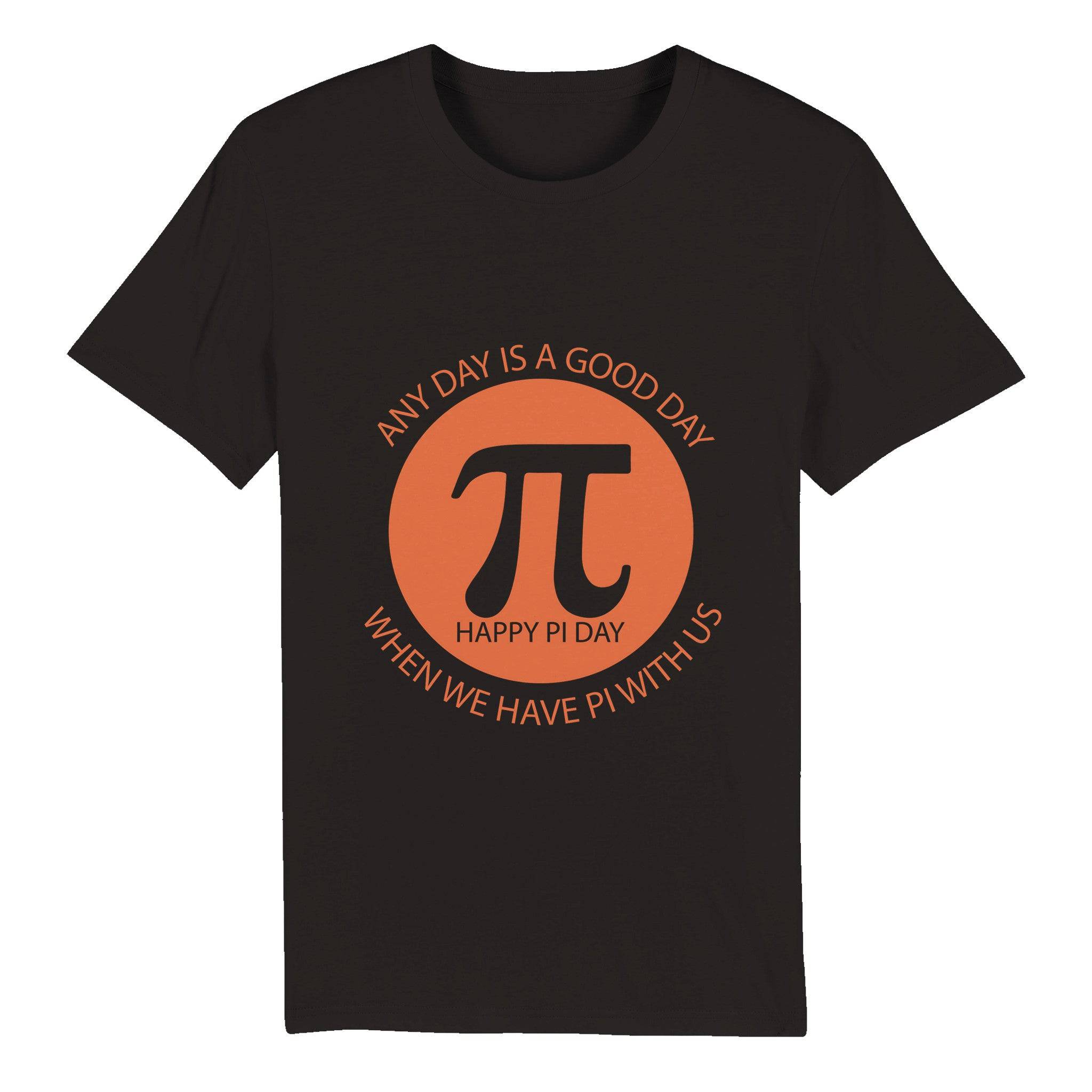 100% Organic Unisex T-shirt/π-Happy-Day