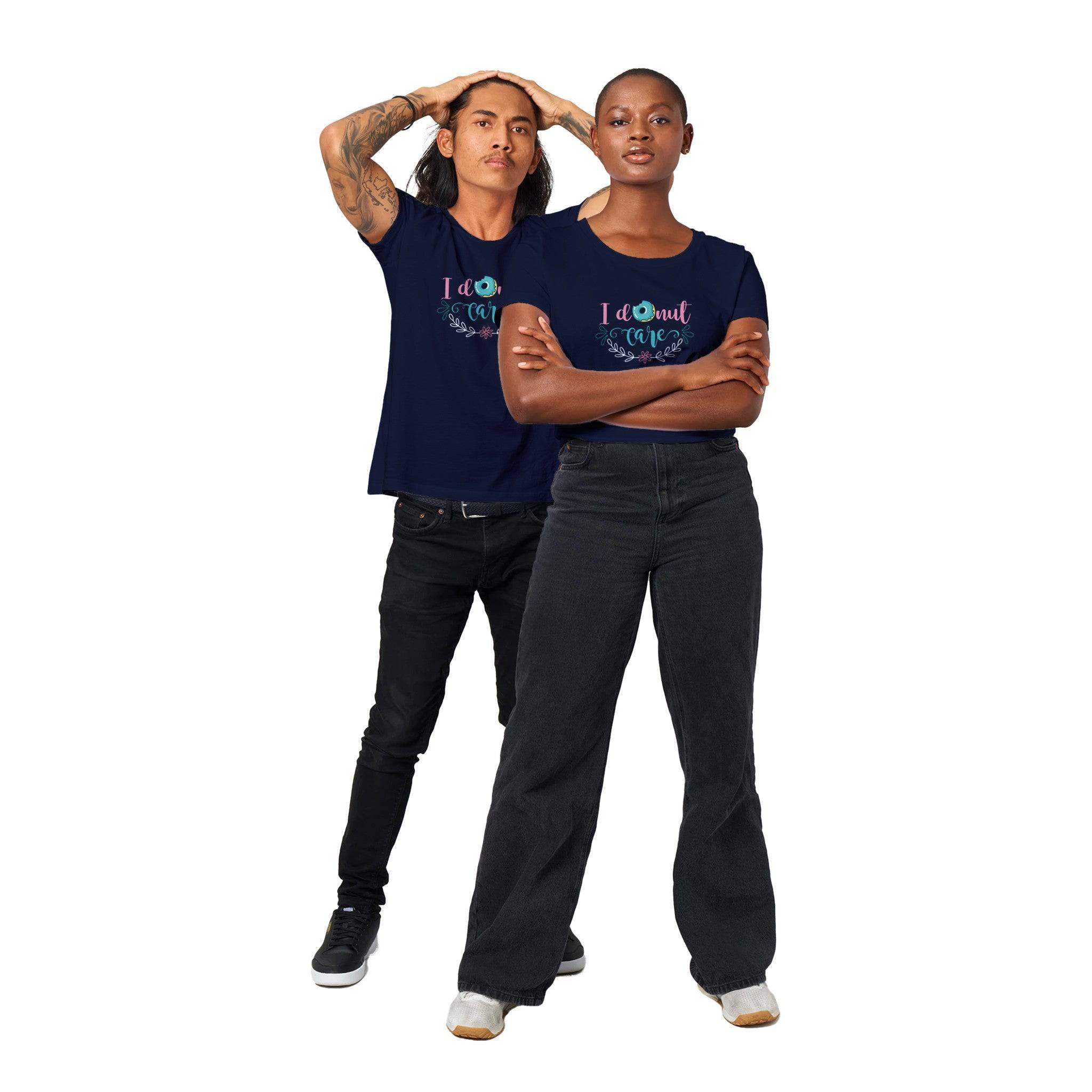 100% Organic Unisex T-shirt/I-Donut-Care