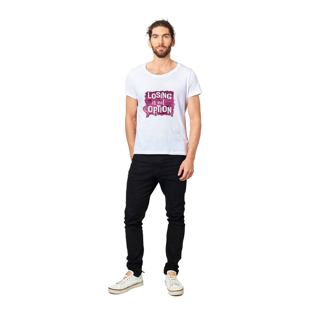 100% Organic Unisex T-shirt/Losing-Is-Not-An-Option