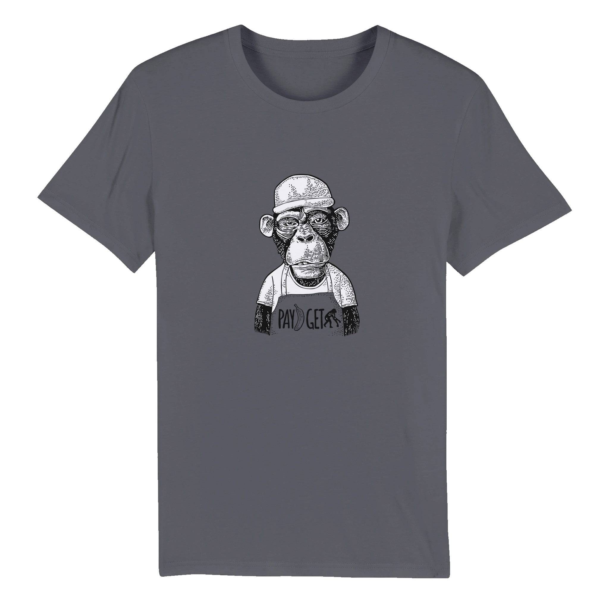 100% Organic Unisex T-shirt/Monkey-Banana