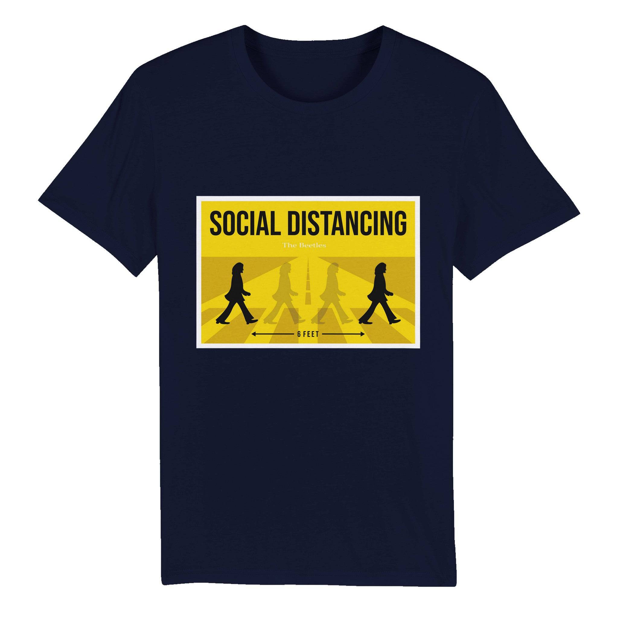 100% Organic Unisex T-shirt/Social-Distancing