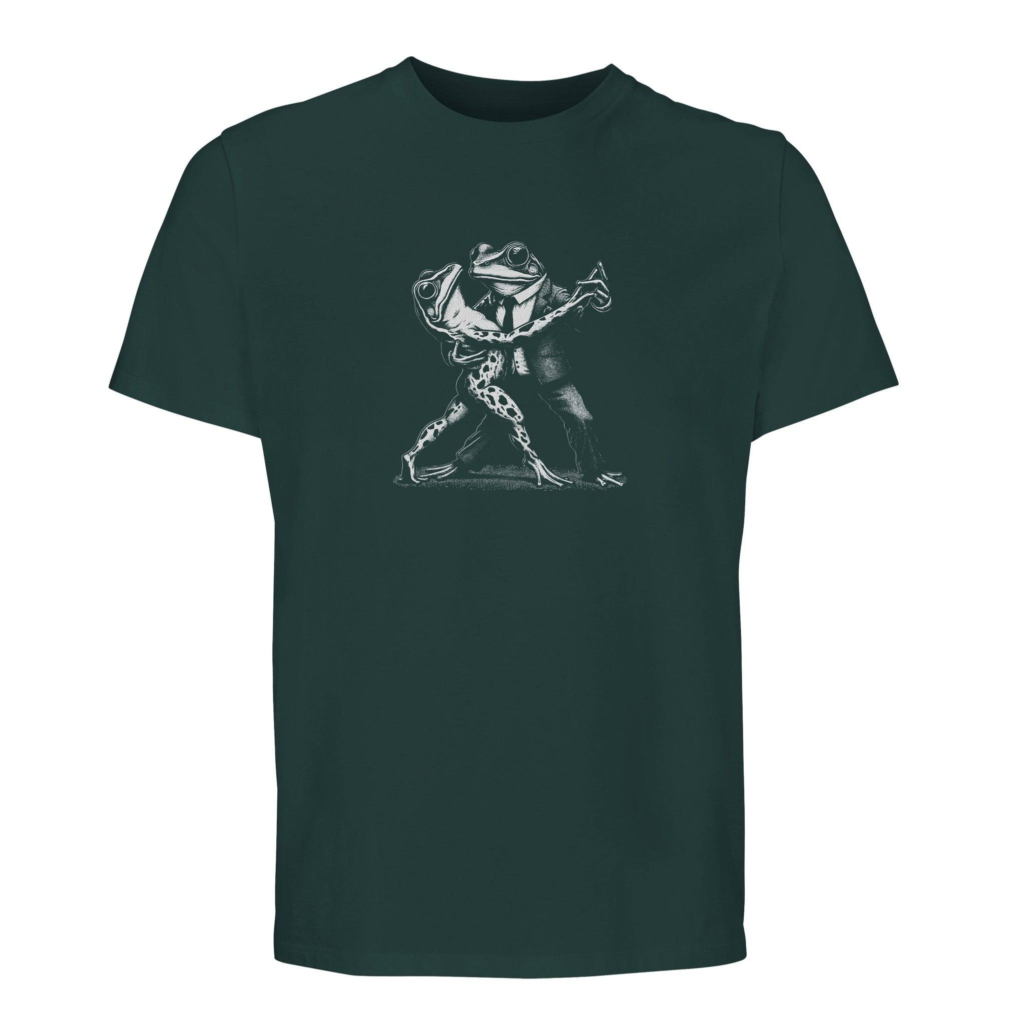 100% Organic Unisex T-shirt/Frogs-Dancing