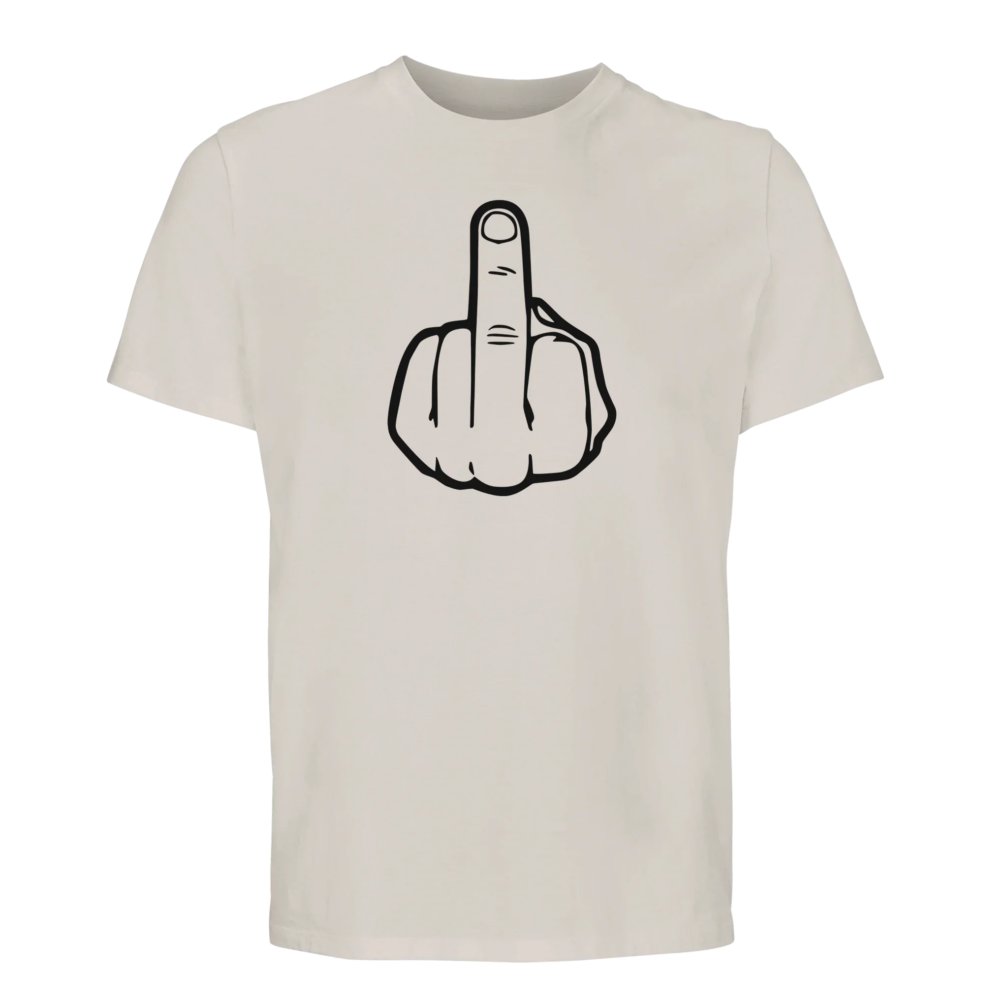 100% Organic Unisex T-shirt/Middle-Finger