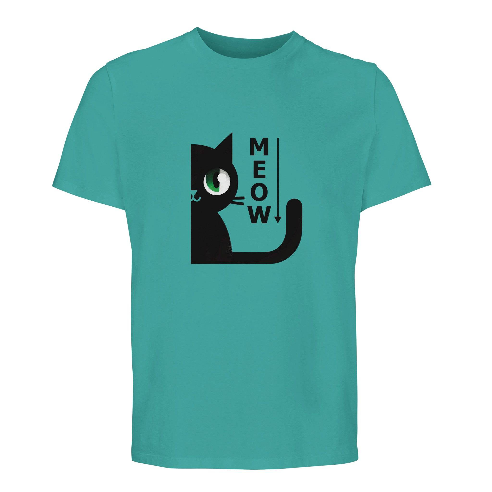 100% Organic Unisex T-shirt/Cat-Meow