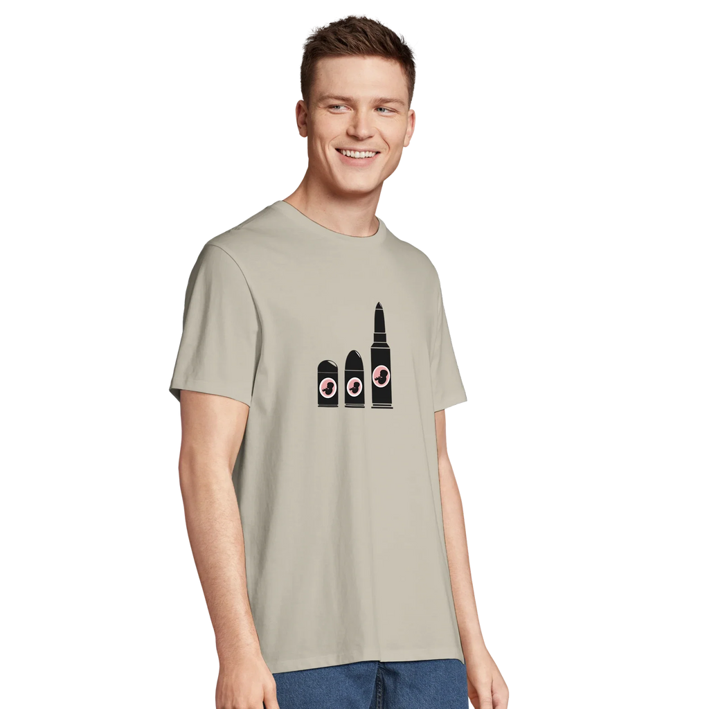 100% Organic Unisex T-shirt/Bullets-Babies