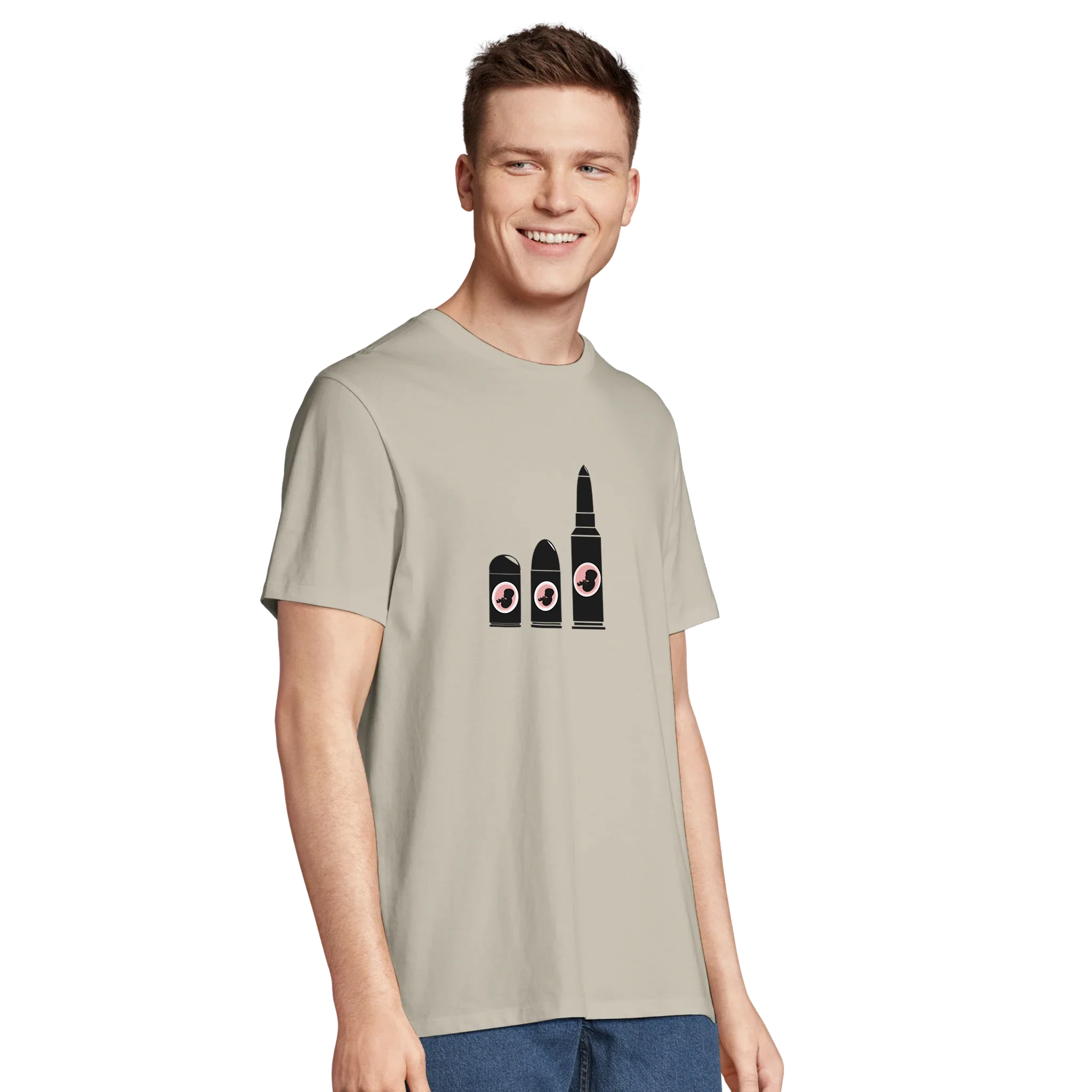 100% Organic Unisex T-shirt/Bullets-Babies