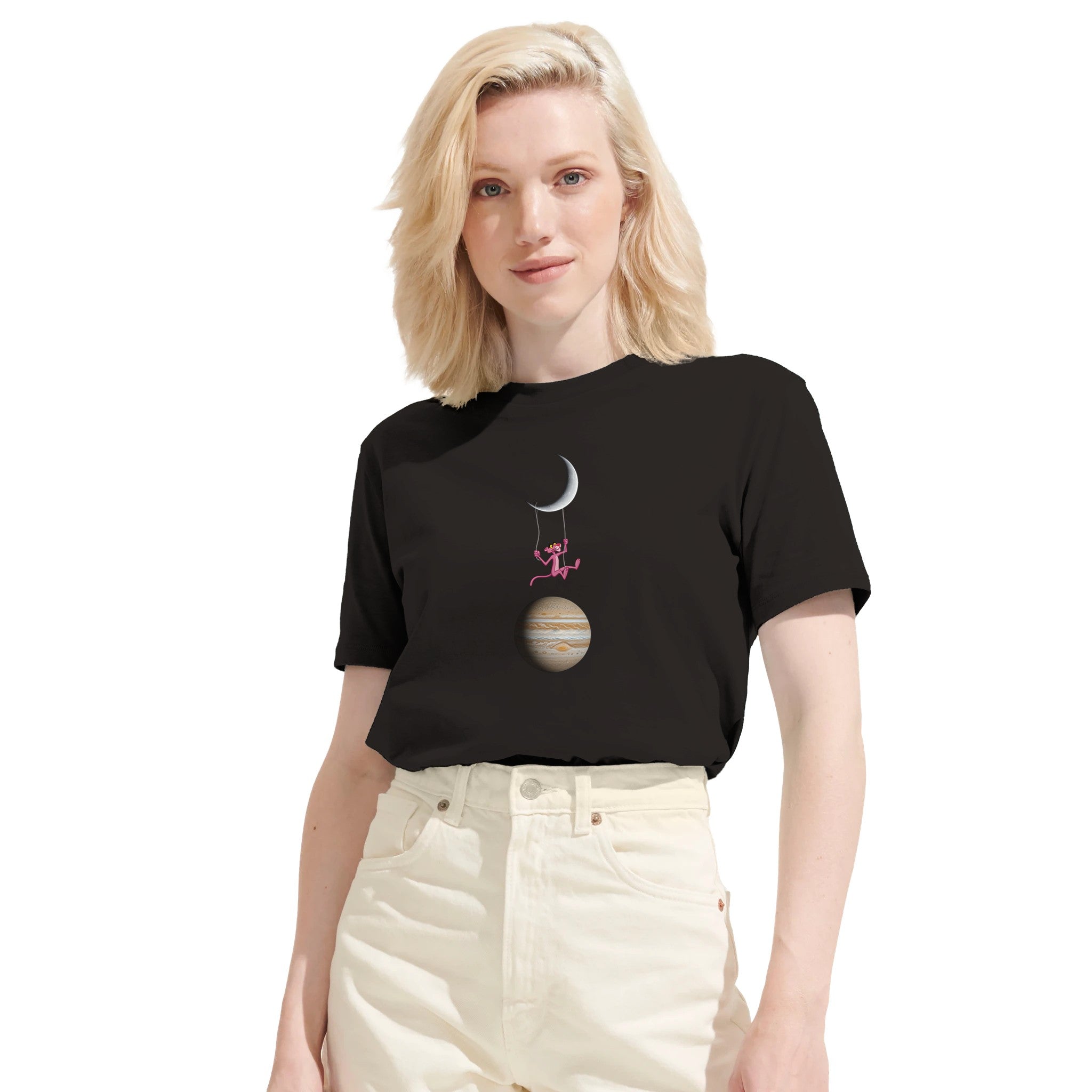 Pink Panther Cosmic Swing Organic Tee/Sustainable-Organic-Cotton-Apparel