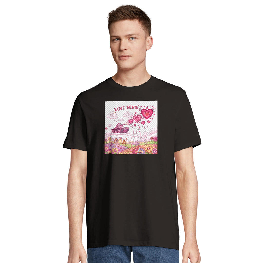 Love Wins! Whimsical Hearts & Flowers/Sustainable-Organic-Cotton-Apparel