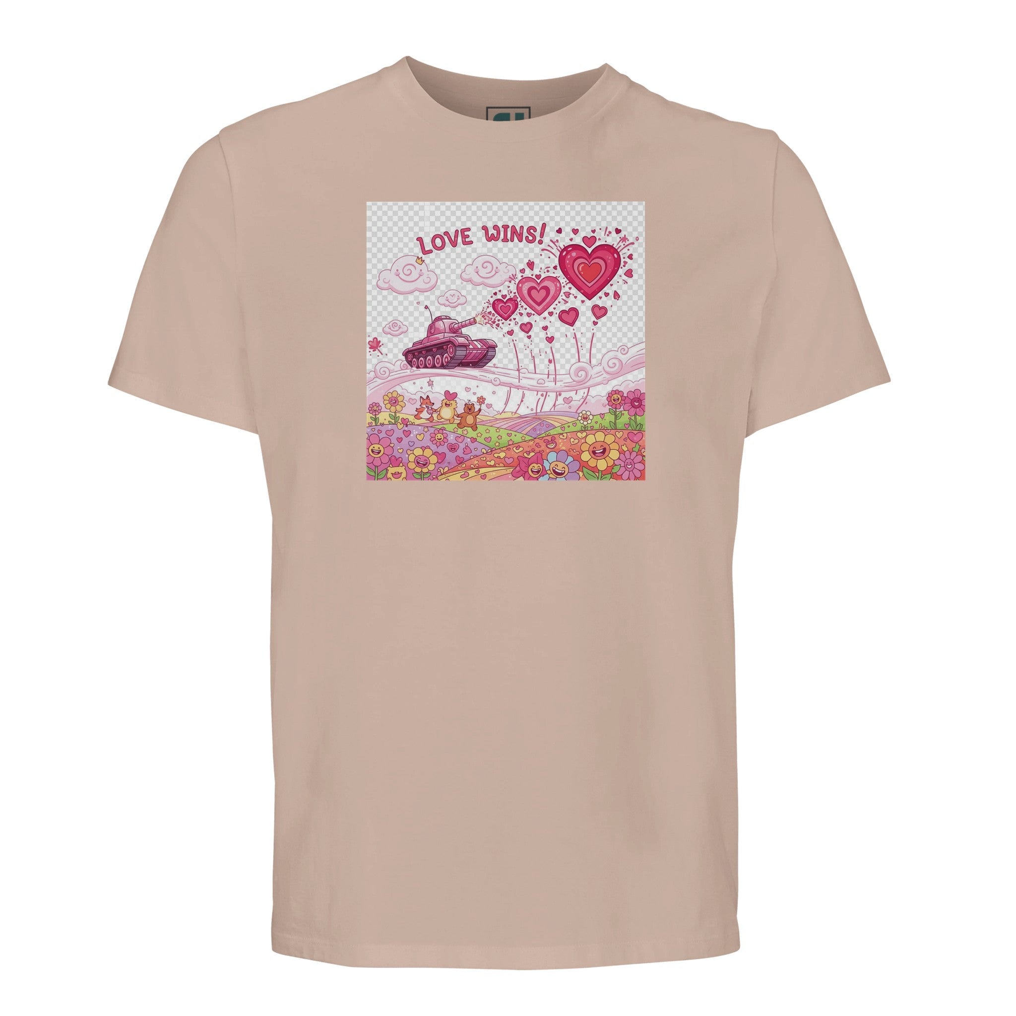 Love Wins! Whimsical Hearts & Flowers/Sustainable-Organic-Cotton-Apparel