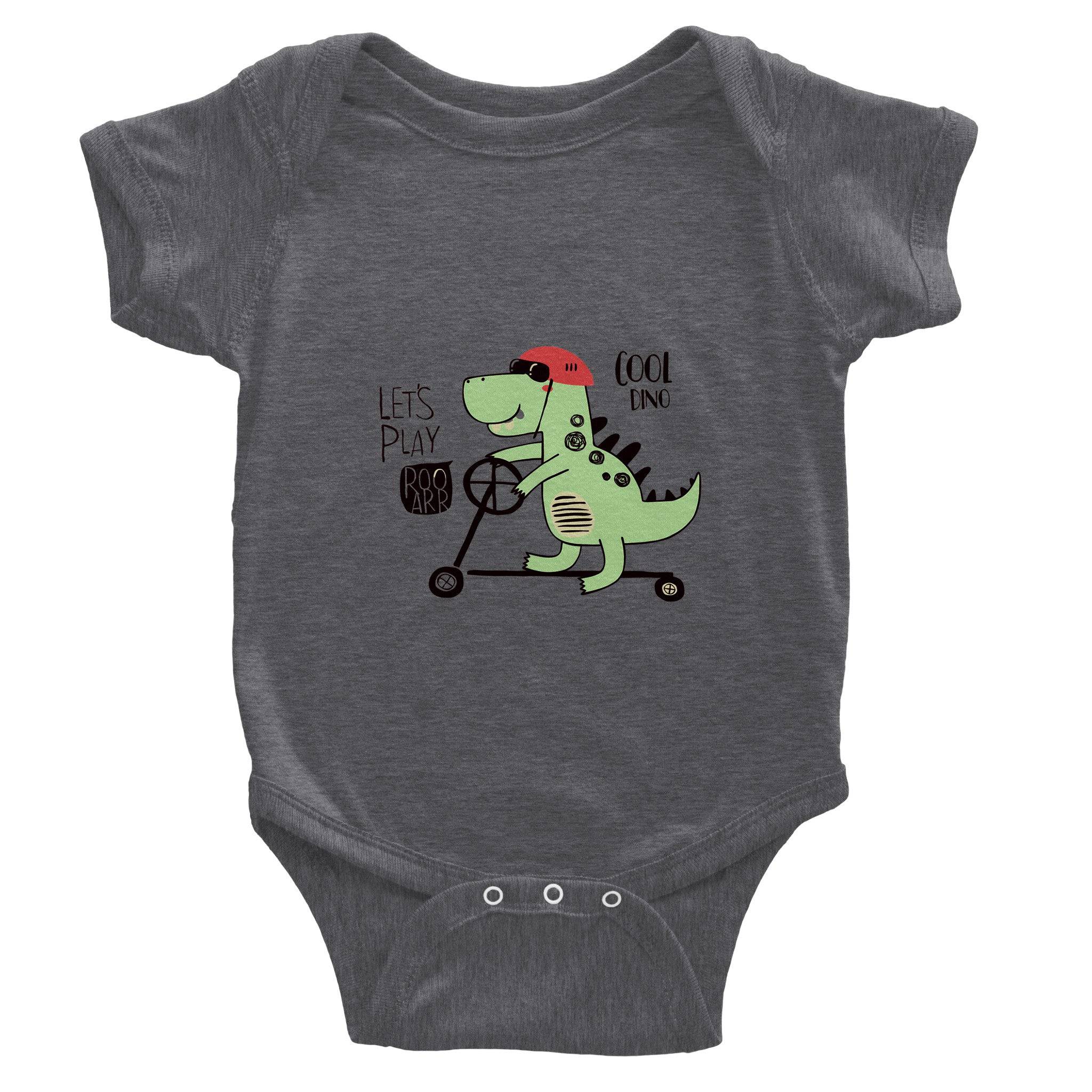 Organic cotton baby bodysuit/Cool-Dino - Classic