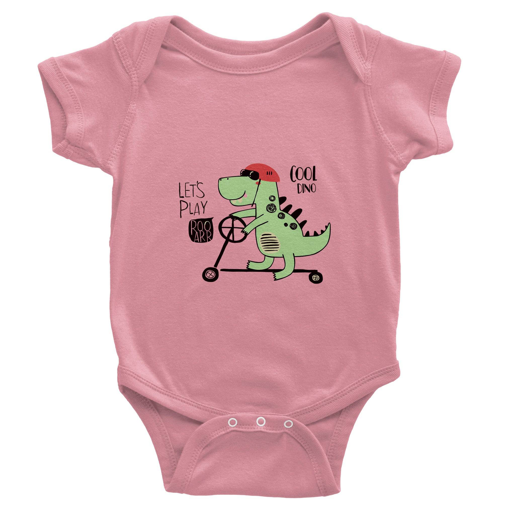 Organic cotton baby bodysuit/Cool-Dino - Classic