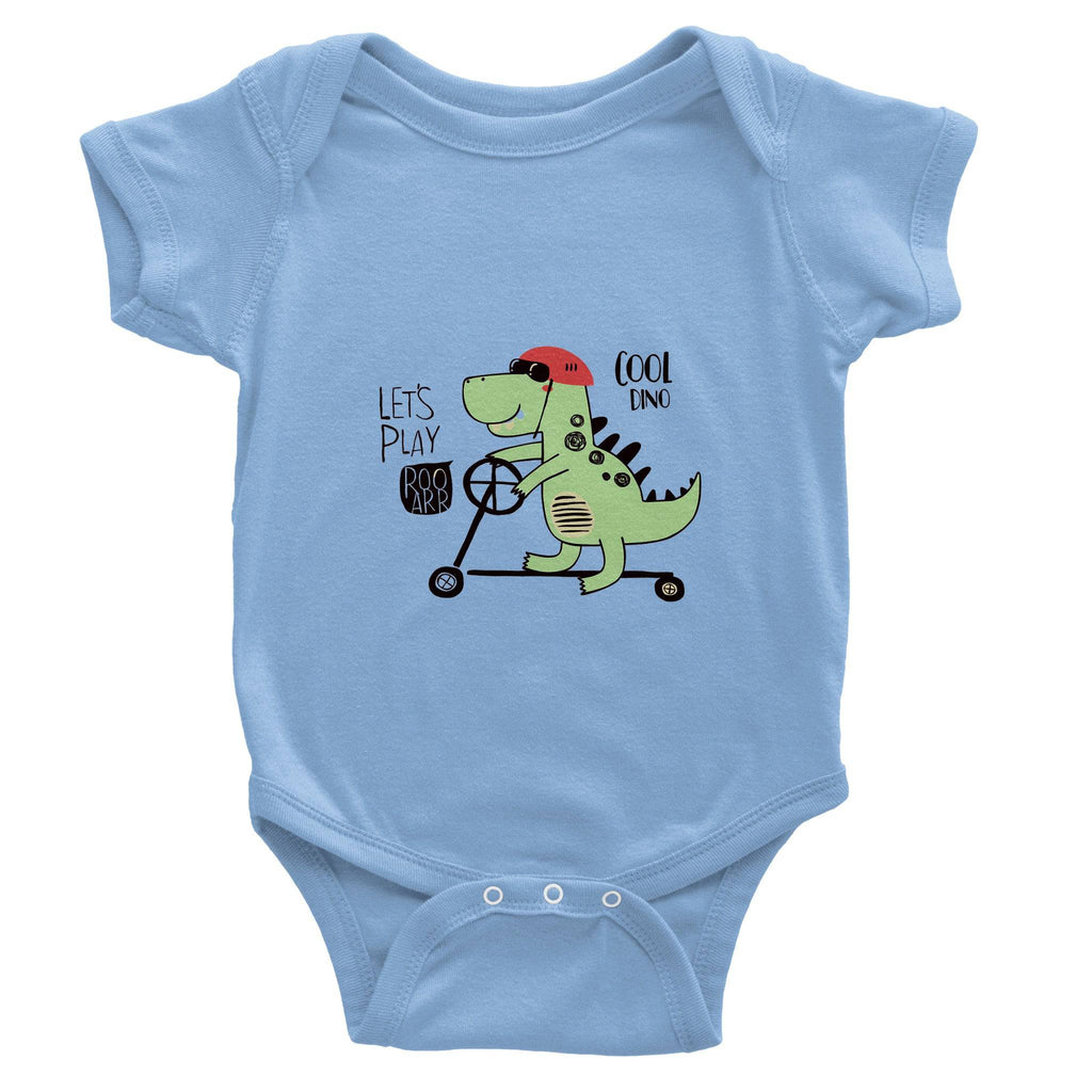 Organic cotton baby bodysuit/Cool-Dino - Classic
